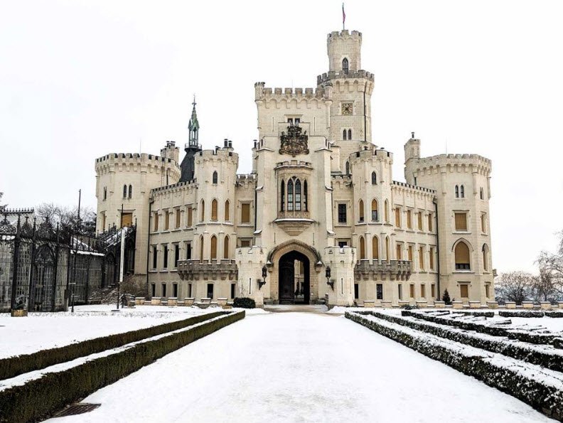 Castle Ruins Trmačov, Hluboké Dvory, Czech Republic (Czechia)